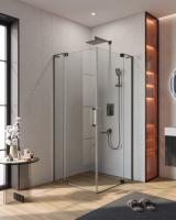 Душевой уголок прямоугольный.     SLIDER-A-2-80/90-C-GM (800-900)x(800-900)x1950 Cezares