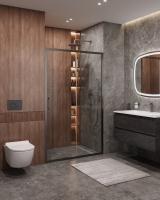 Дверь в проем. MOLVENO-BF-1-120-C-GM-IV 1200x1950 Cezares